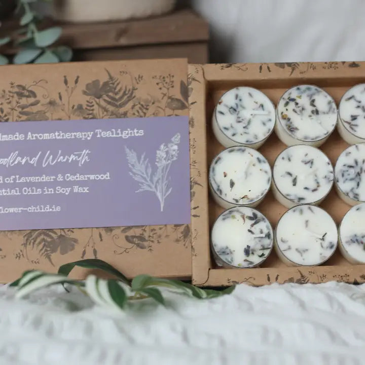 Woodland Warmth Tea Lights Box 9