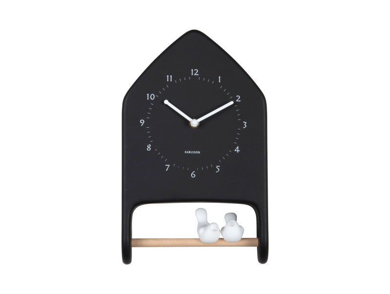 Wall Clock Love Birds