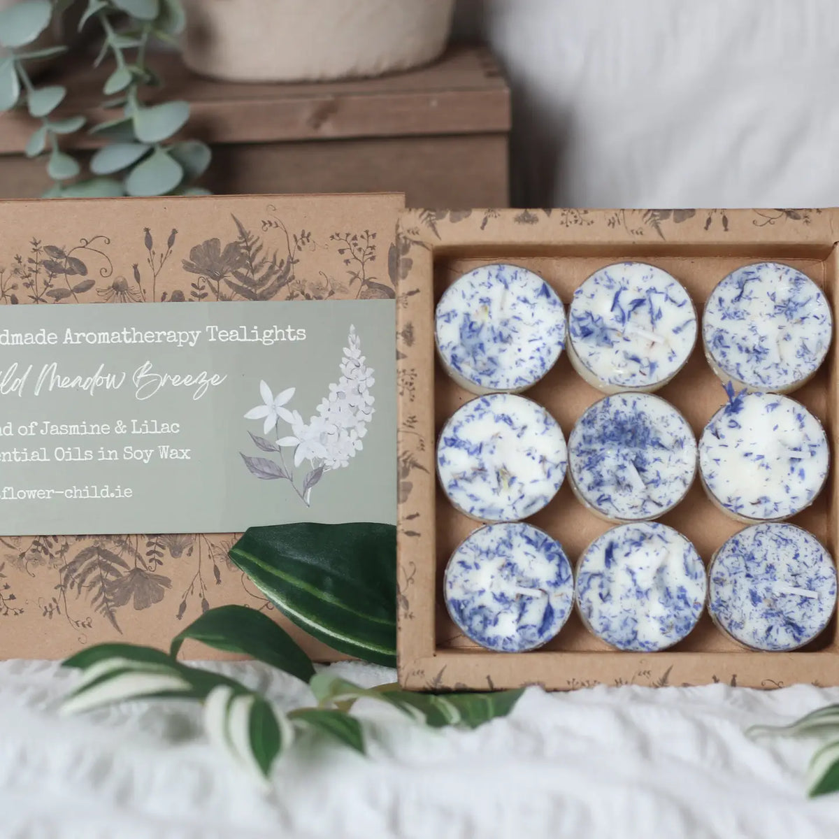 Wild Meadows Tea Lights Box 9