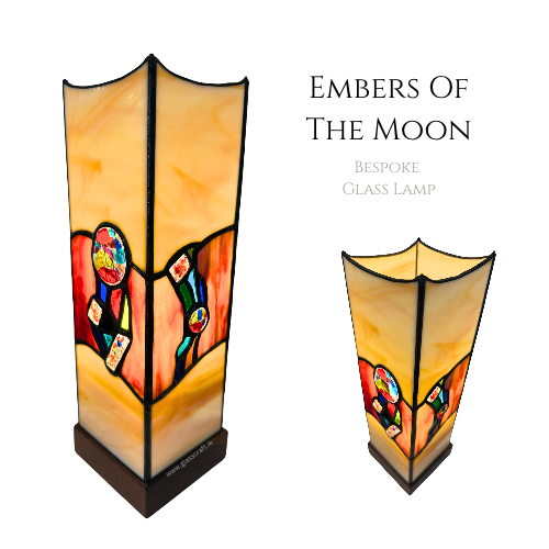 bespoke glass lamp made in wexford Sue Donnellan
