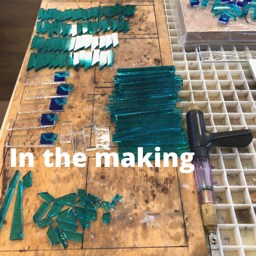 making of the glass snowflake Ireland