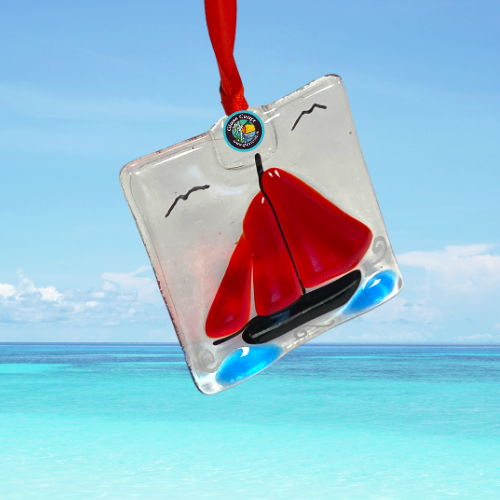 the galway boat sun catcher handmade
