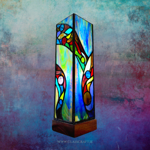 stained glass lamp by Patrick O'Hare