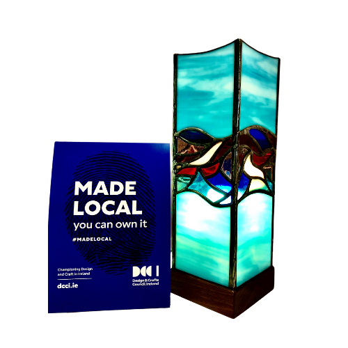 stained glass lamps made in ireland