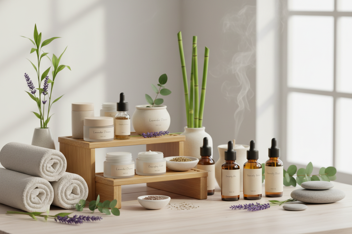handmade soaps candles lip balms