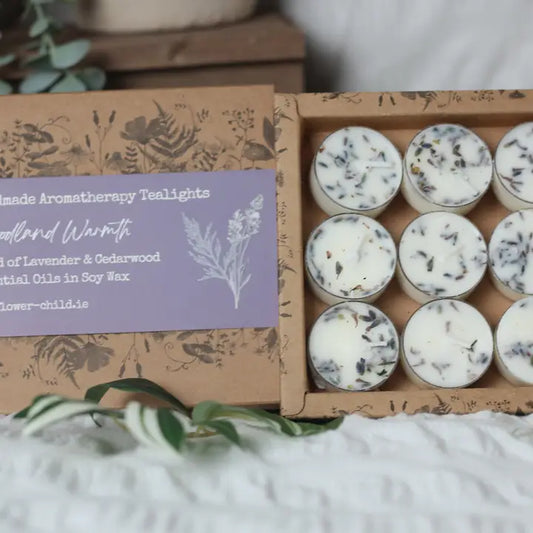 Woodland Warmth Tea Lights Box 9
