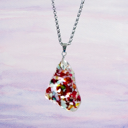 Radiant Fusion Glass Pendant