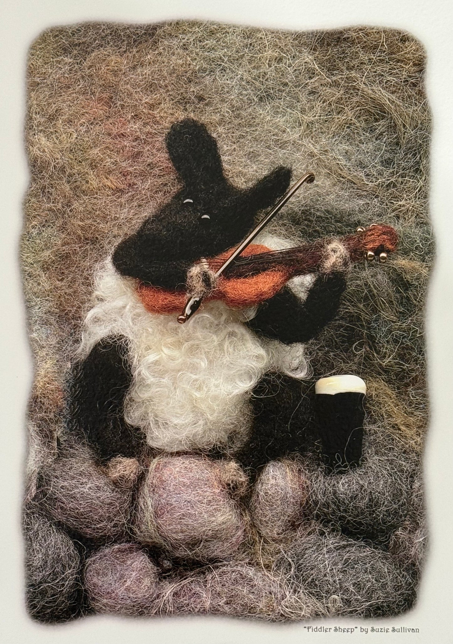 Fiddler Sheep Print