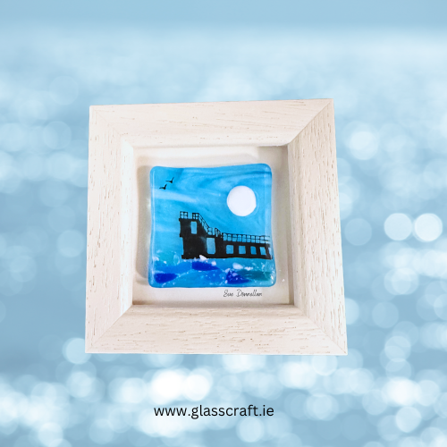 blackrock swimming tower salt hill galway glass art