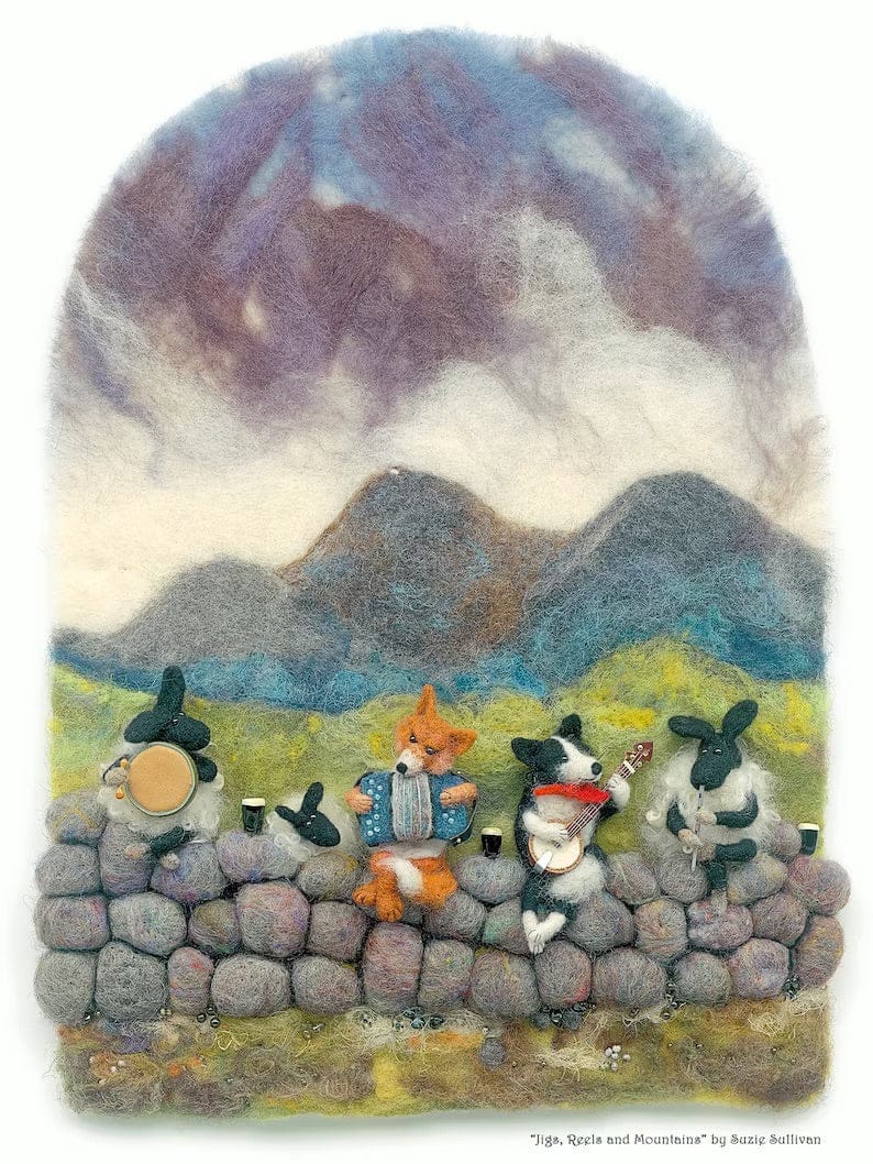 felt work print