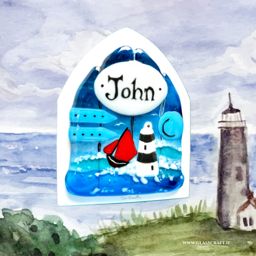 glass fairy doors by glass artist SUE Donnellan Ireland