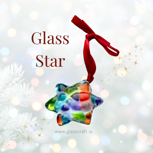 handmade christmas decorations glass artist wexford