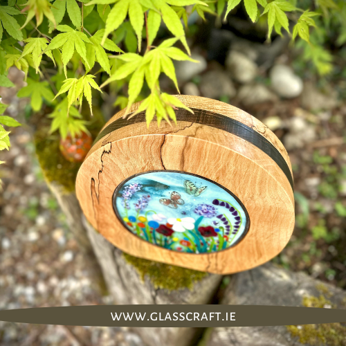 bespoke irish glass lamps by Sue Donnellan