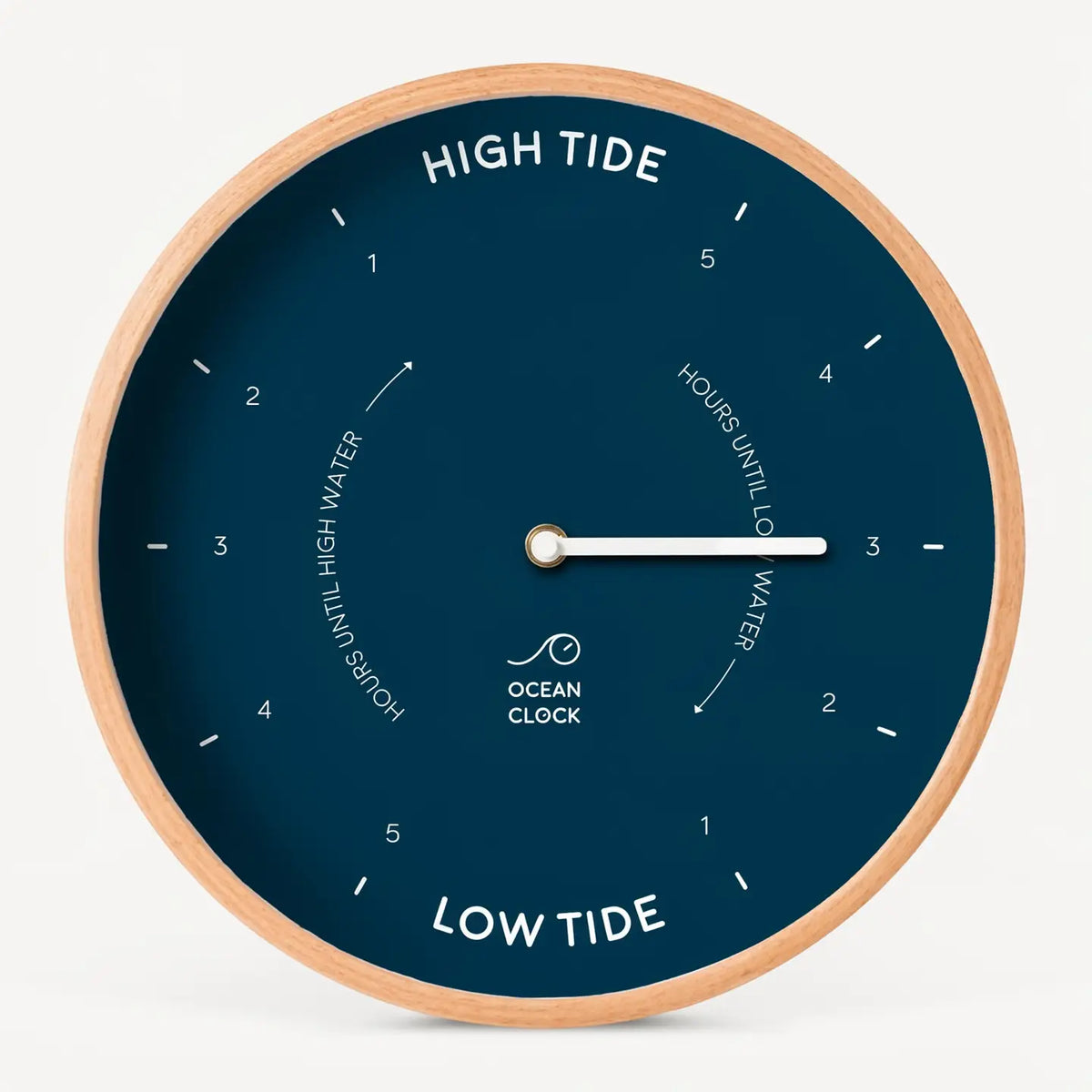 Ocean Tide Clock Navy