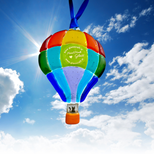 hot air balloon made from glass in ireland