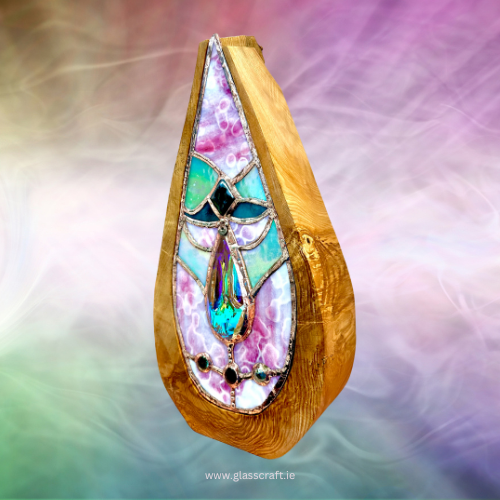 stained glass lamp irish artist SUE Donnellan
