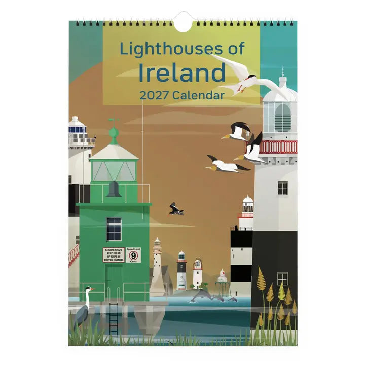 2027 Lighthouses of Ireland Calendar