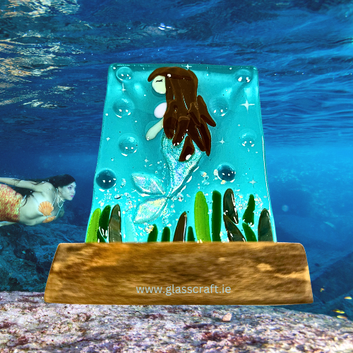 selkie irish mermaid handmade glass