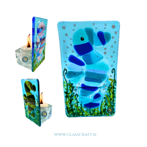 glass artist ireland sea horse gift