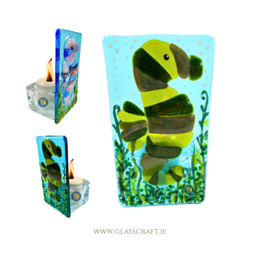 glass artist ireland sea horse handmade