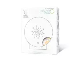 box playing sounds of the ocean and birds