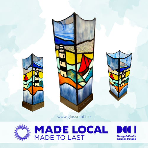 stained glass lamps by sue donnellan irish glass artist
