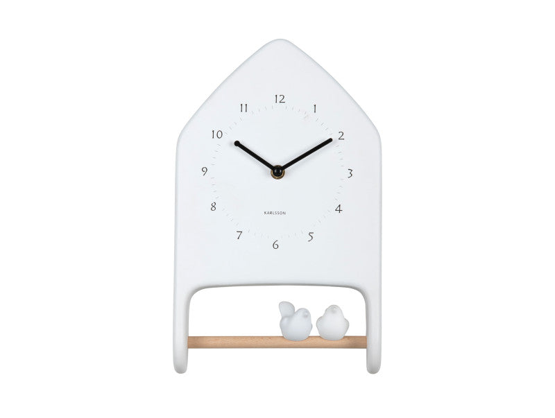 Wall Clock Love Birds