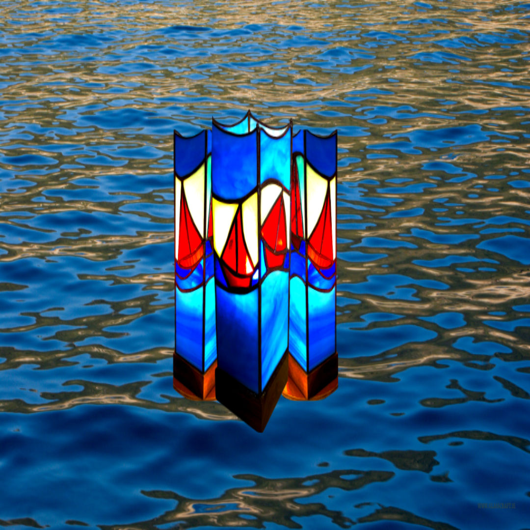 stained glass lamps made in ireland