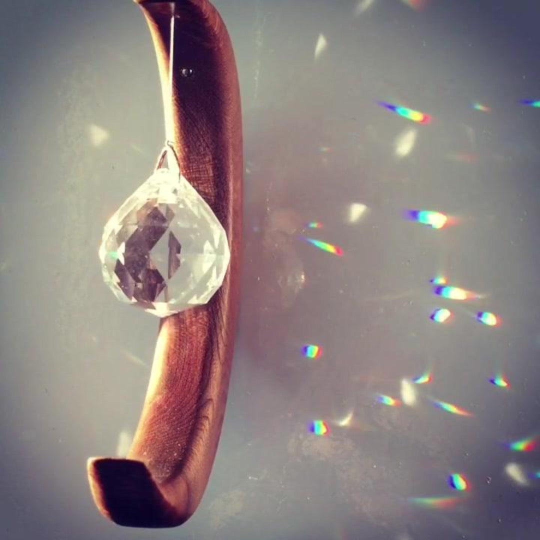 Mini Moon Crystal Suncatcher