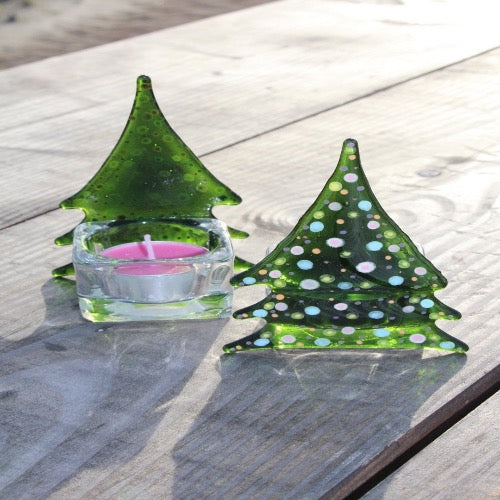 christmas tree candle holder made in spiddal ireland
