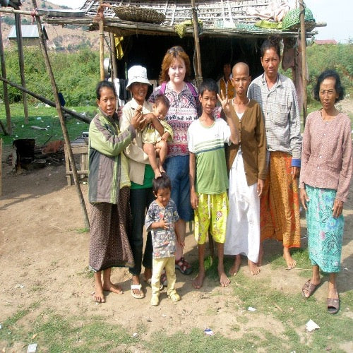 Sue Donnellan in Cambodia