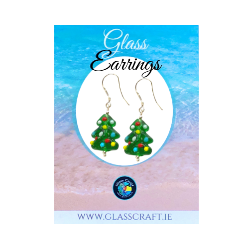 Tree Glass Earrings