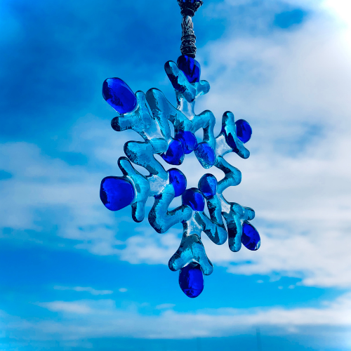 christmas snowflake handmade in Ireland 