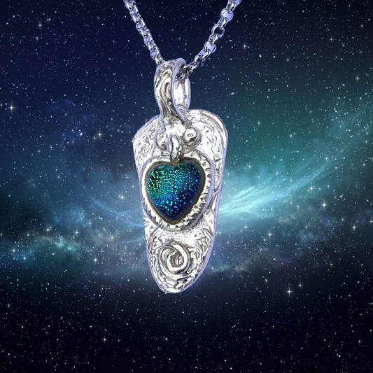 celtic design handmade silver pendant