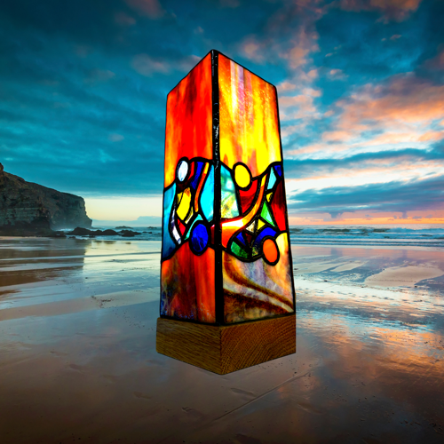 glass lamp