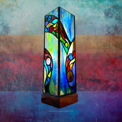 stained glass bespoke unique lamps