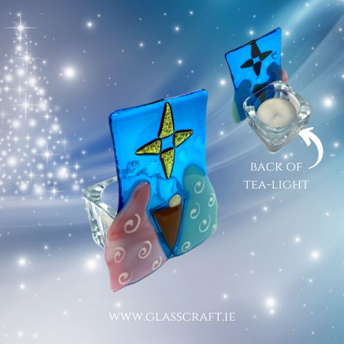 nativity candle holder made in ireland