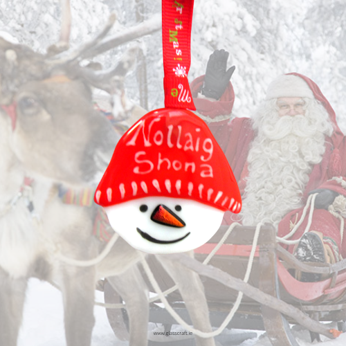 made in ireland nollaig shona christmas decoration