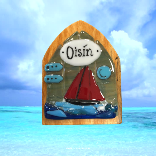beech wood fairy door name Oisín