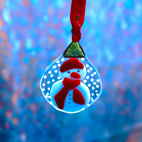 handmade festive snow globe decorations Ireland