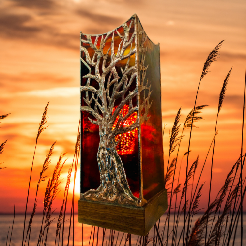 handmade stained glass lamps ireland