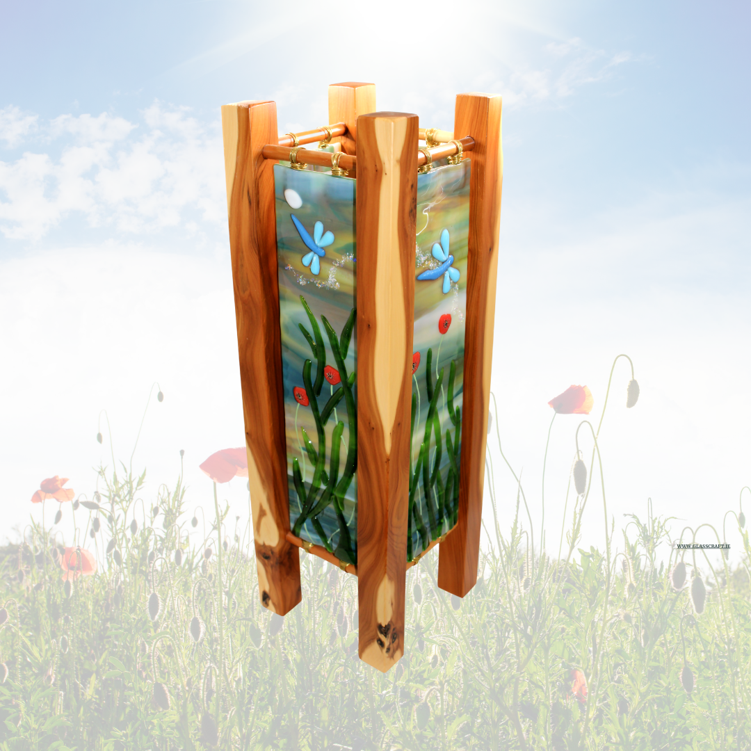 fused glass lamp by Sue Donnellan