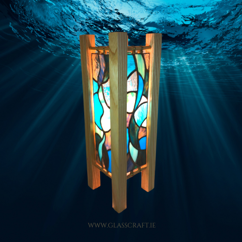 glass lamps handmade by Sue Donnellan ireland