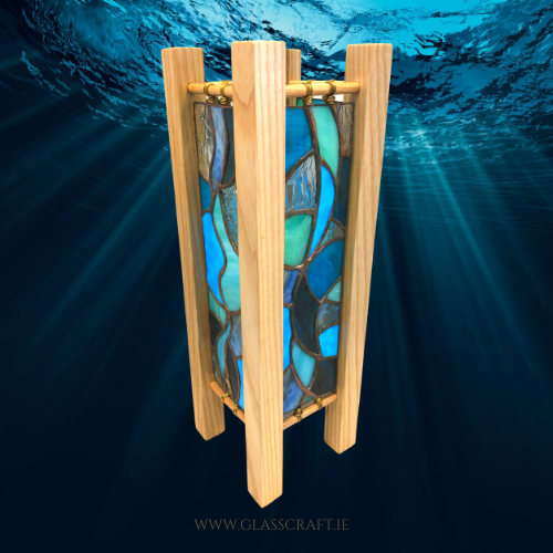 stained glass lamps made in ireland Irish artist