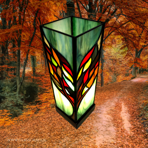 glass lamps by Sue Donnellan galway Ireland